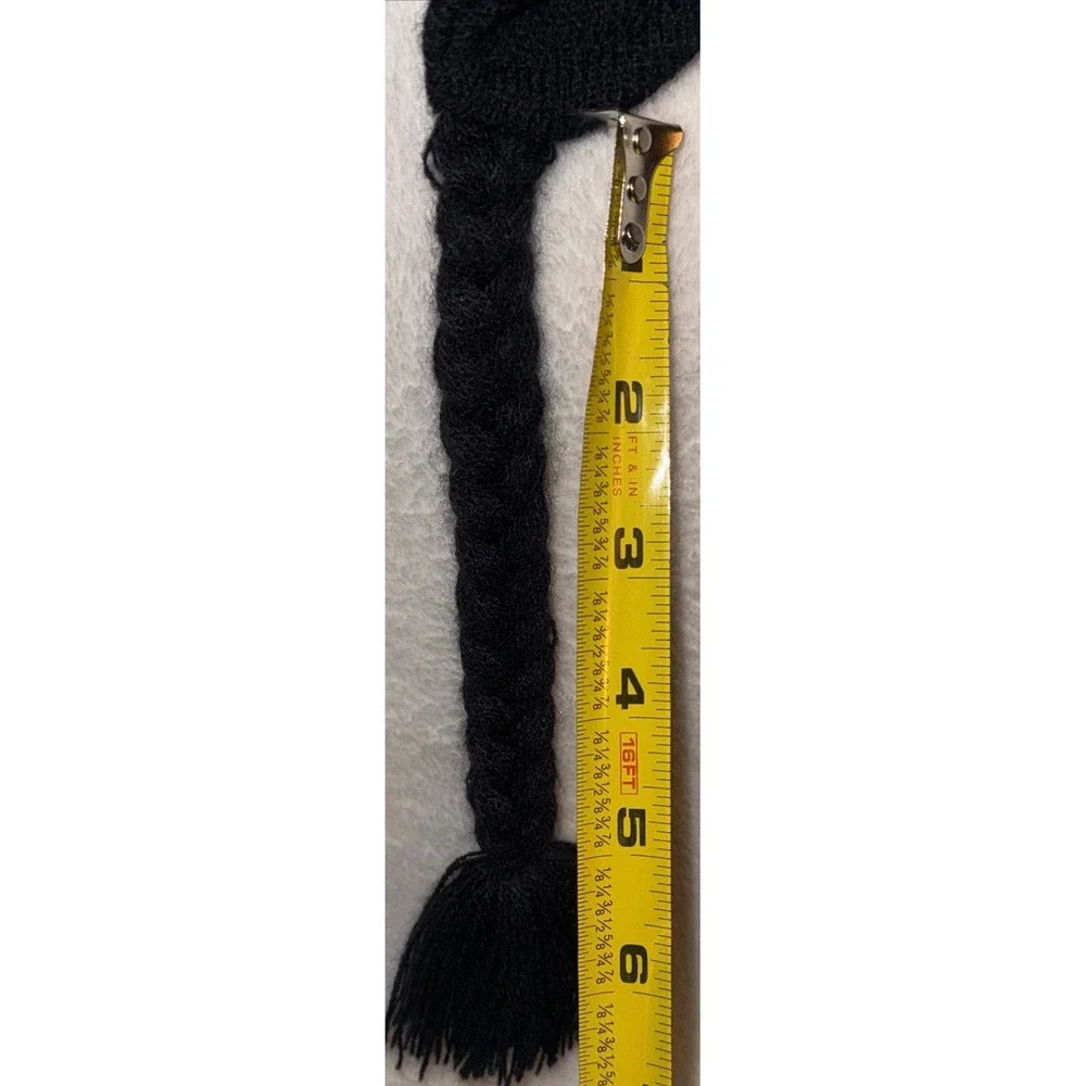 Penn State Winter Trapper Hat Fair Isle Pom Pom Tassels Youth One Size Navy